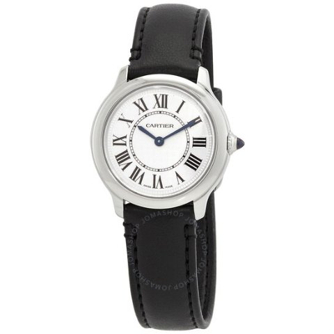 Cartier Ronde Must DeQuartz Silver Dial Ladies Watch WSRN0030