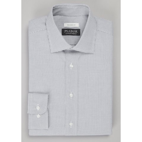 Jos. A. Bank 5BAX Tiny Grid Dress Shirt Big & Tall