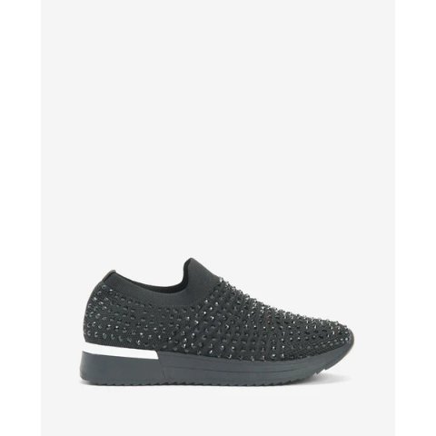 REACTION Cameron Jewel Jogger Slip-On Black