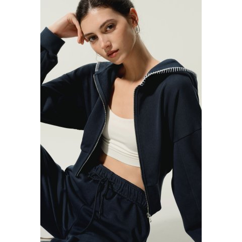 LILYSILK Seamflow Drift Zip-Up Jacket