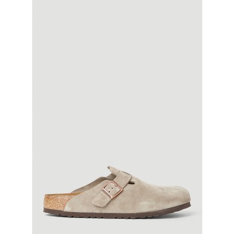 Birkenstock Boston Brown Mules