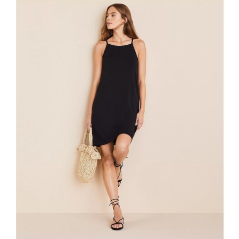 LOU & GREY Signaturesoft Square Neck Pocket Dress