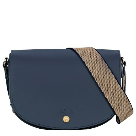 Longchamp Epure M Leather Crossbody Bag Navy