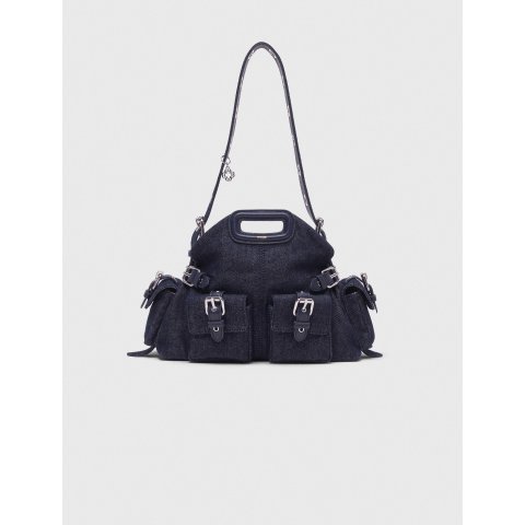 Maje Miss M Denim Bag Pockets