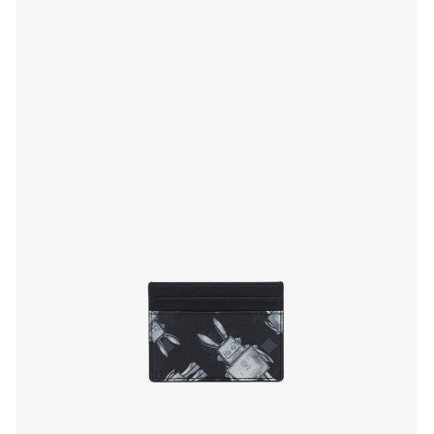 MCM Rabot Visetos Black Card Case