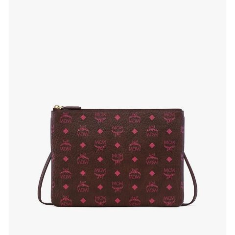 MCM Visetos Original Crossbody Pouch