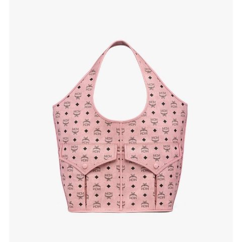 MCM Leni Shopper Visetos Bag