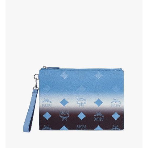 MCM Aren Wristlet Pouch Gradation