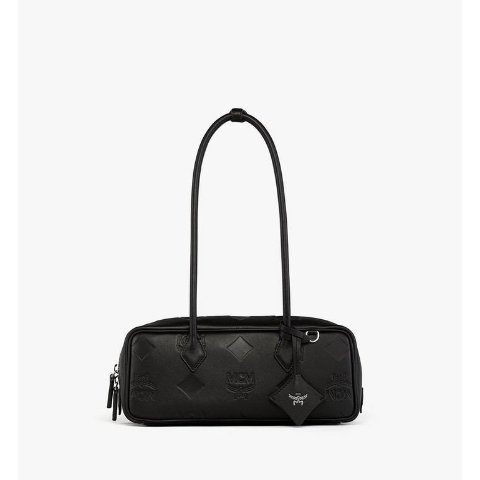 MCM Aren Maxi Shoulder Bag Monogram Leather