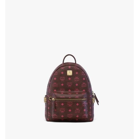 MCM Stark Side Studs Backpack in Visetos