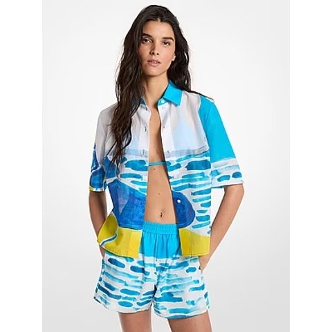 Michael Kors Cotton Lawn Shorts