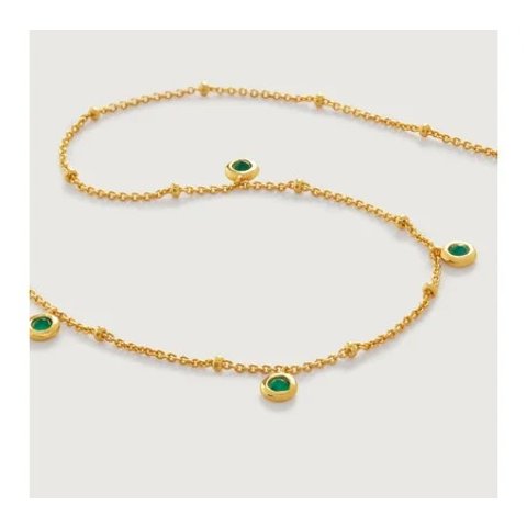 Mini Gemstone Chain Necklace