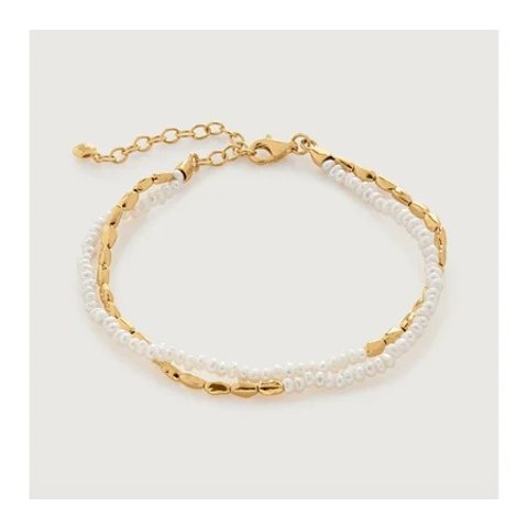 Mini Nugget Pearl Beaded Bracelet