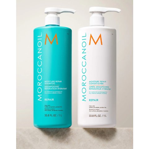 Moroccanoil Moisture Repair Shampoo & Conditioner Set 1L