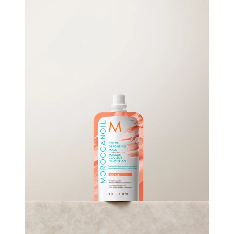 Moroccanoil Coral Color Depositing Hair Mask