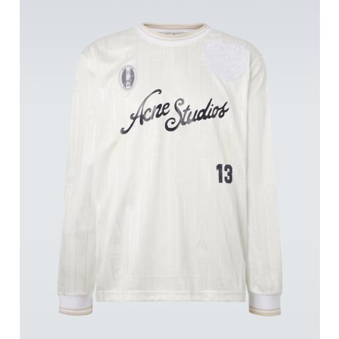 Acne Studios Logo Striped T-Shirt