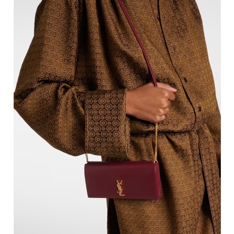 Saint Laurent Cassandre Leather Crossbody Bag