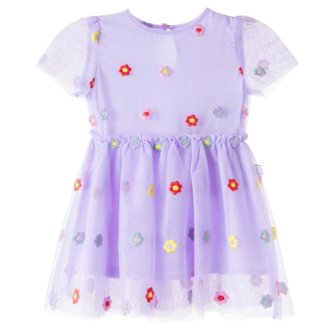 Stella McCartney Kids Baby embroidered floral tulle dress
