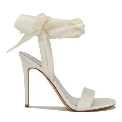 Nine West Marilyn Monroe Mmonroe Satin Ankle Wrap Sandals