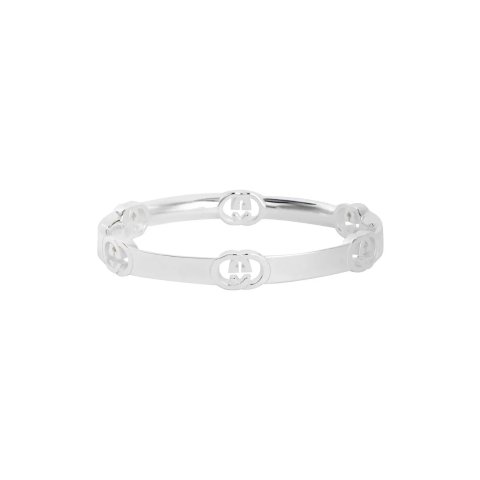 Gucci Interlocking G Sterling Silver Bracelet