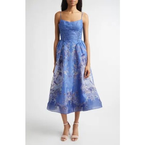 Zimmermann Rebellion Silk Linen Dress