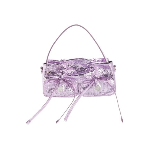 Acne Studios Micro Metallic Leather Handbag