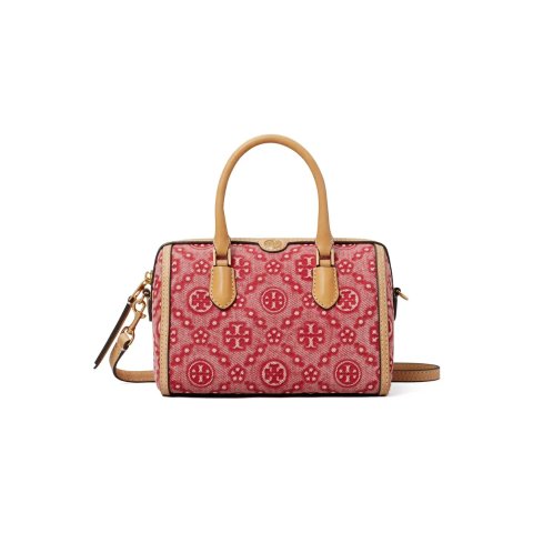 Tory Burch Petite T Jacquard Barrel Bag