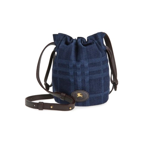 Burberry Mini Horseshoe Denim Crossbody Bag