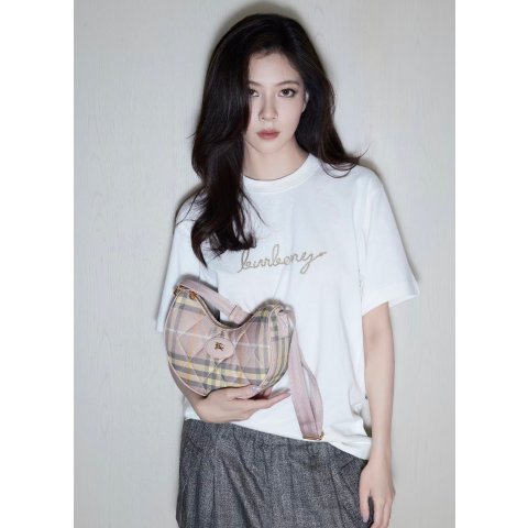 Burberry Cotton T-shirt Check Logo