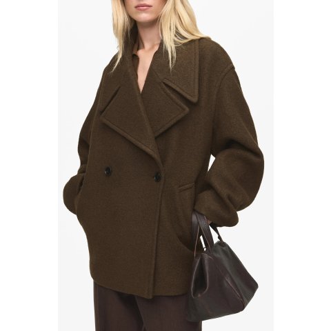 Mango Nordstromrack Oversize Wool Blend Coat Women