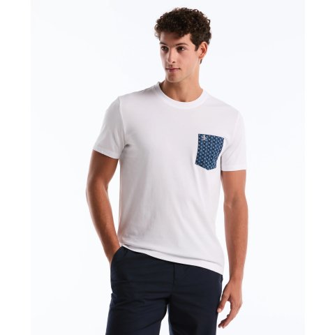 Original Penguin Geo Print Pocket Crewneck Tee