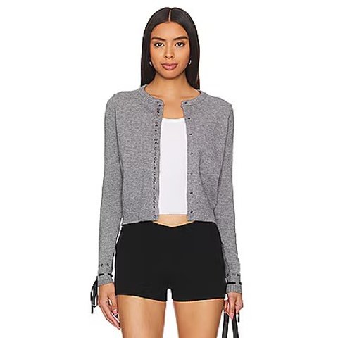 Jaded London Sienna Grey Cardigan