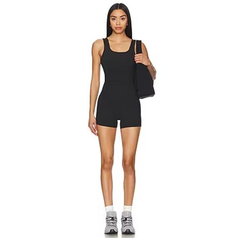 Varley Bates Romper Black