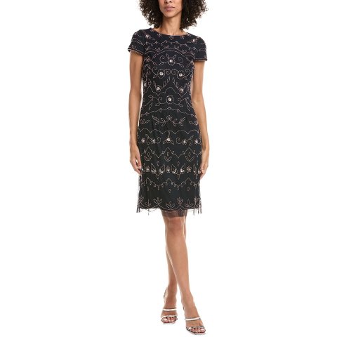 ADRIANNA PAPELL Sheath Midi Dress