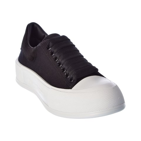 Alexander McQueen Deck Canvas Suede Sneaker