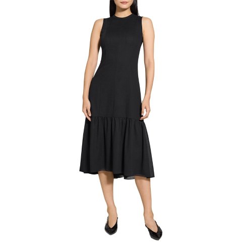 Theory Tie Neck Dress