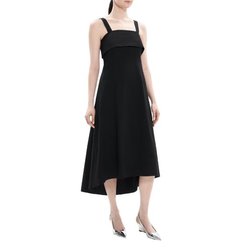 Theory Flap Midi Dress