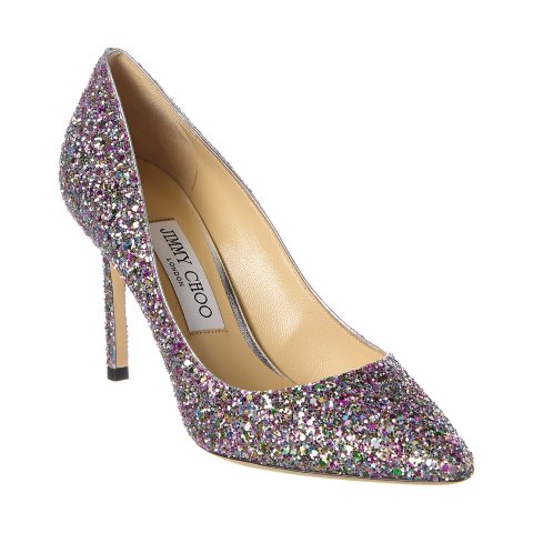 Jimmy Choo Romy 85 Glitter Pump