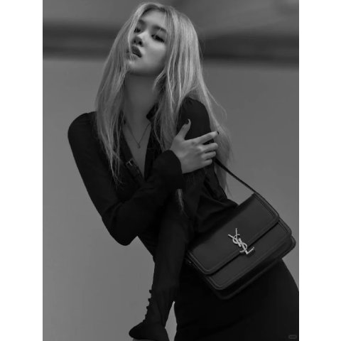 Saint Laurent Solferino Mini Leather Clutch