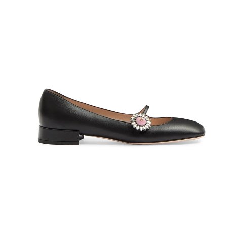 Valentino Mary-Jane Preshoes 20MM Kidskin Ballerinas
