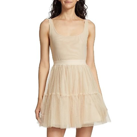 Alice + Olivia Chara Tiered Tulle Minidress
