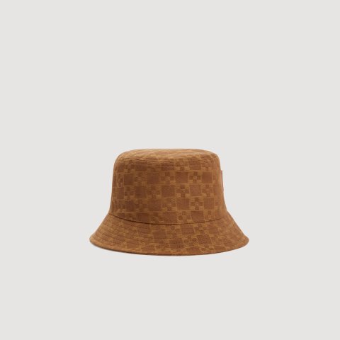 Sandro Paris Denim Bucket Hat Camel for Men