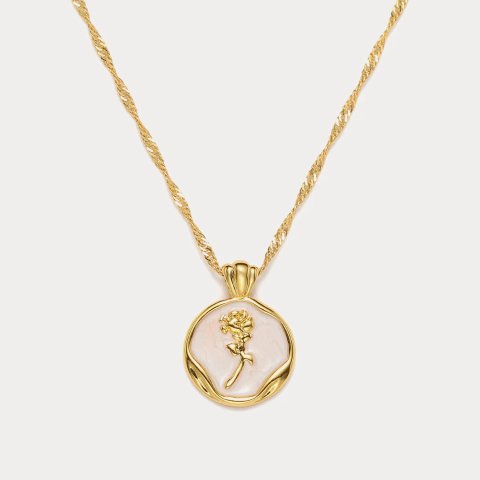 Rose Pendant Necklace