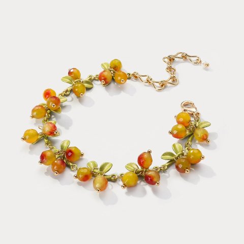Selenichast 18K Gold Blueberry Bracelet