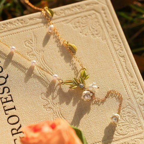 Lily Of The Valley Y-Necklace