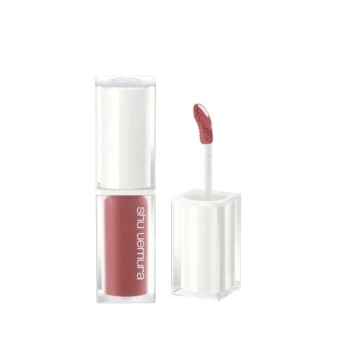 Shu Uemura hanami glace kinu care glow up liquid lipstick