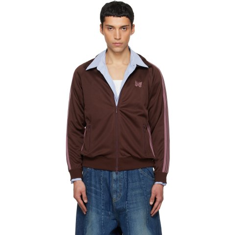 Needles Brown Poly Track Jacket