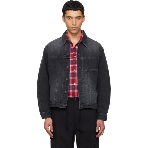 Needles Black Denim Jacket