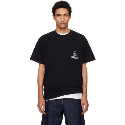 Carhartt Work In Progress Carhartt WIP Pond Corps Black S/S T-shirt