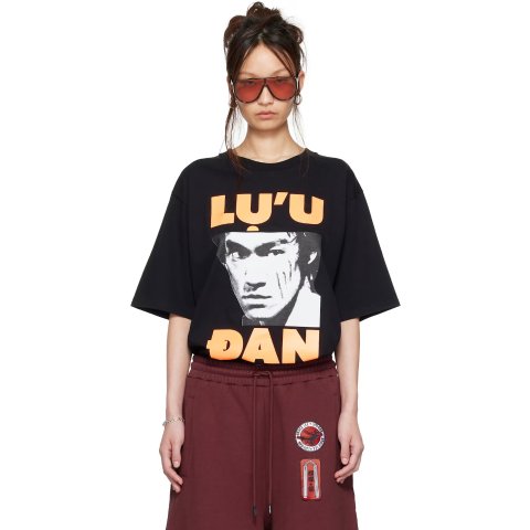 LU'U DAN Bruce Lee Black Concert T-shirt